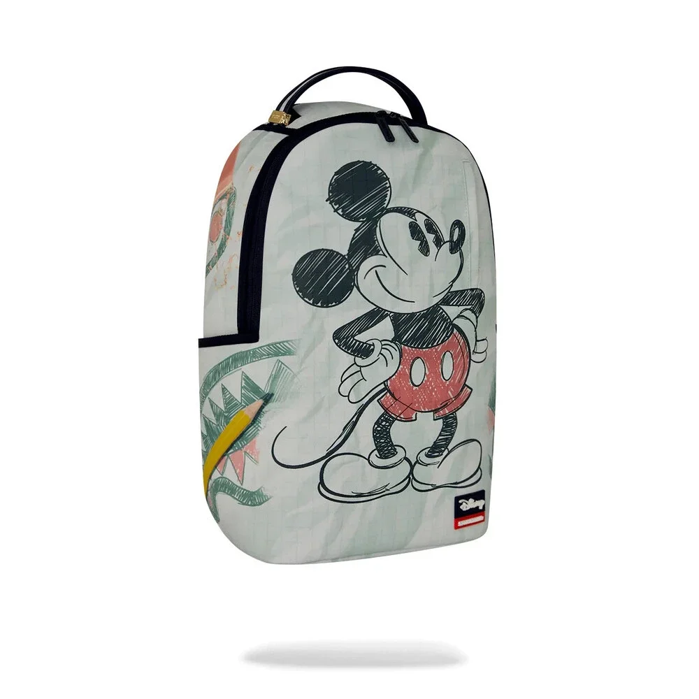 Sprayground Disney Mickey Sketch Backpack Unisex Multi Adjustable Straps SPR345